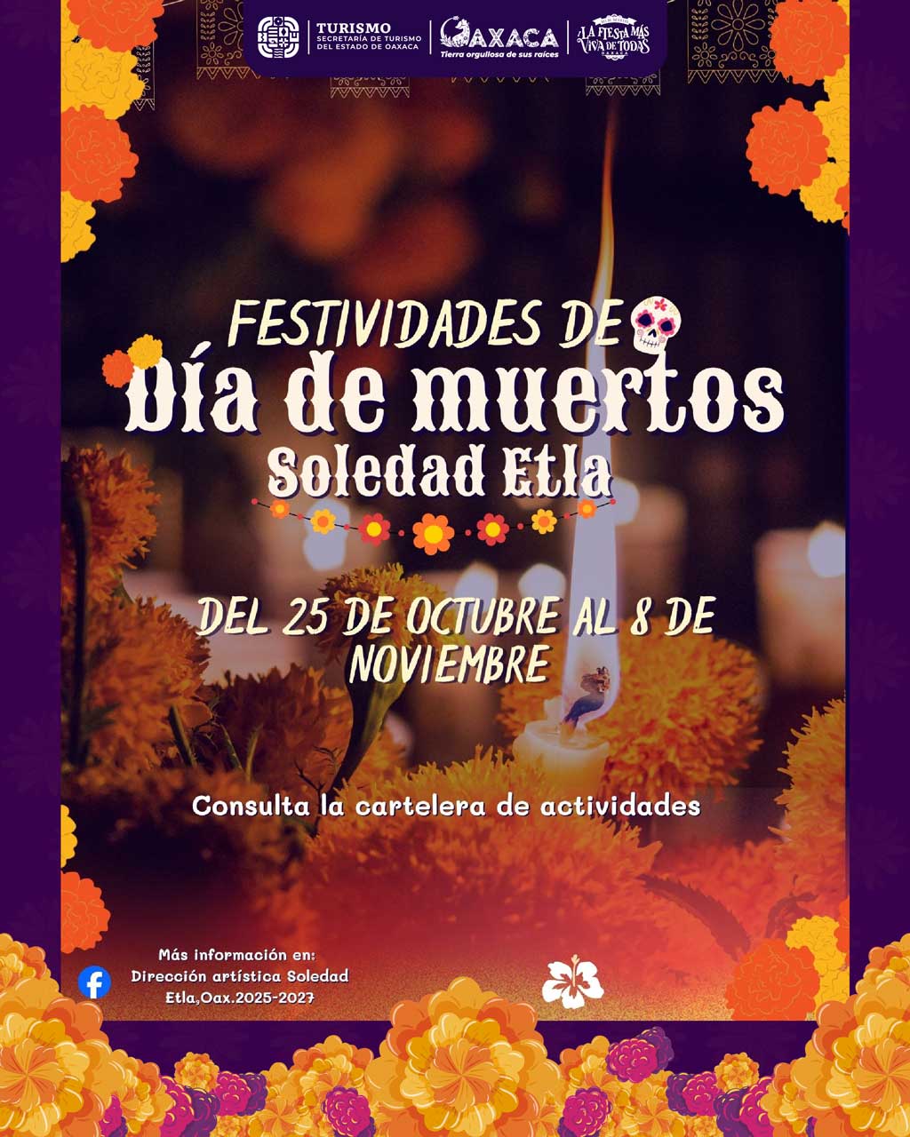 Festividad de Día de Muertos y Muerteadas de Soledad Etla en Soledad Etla