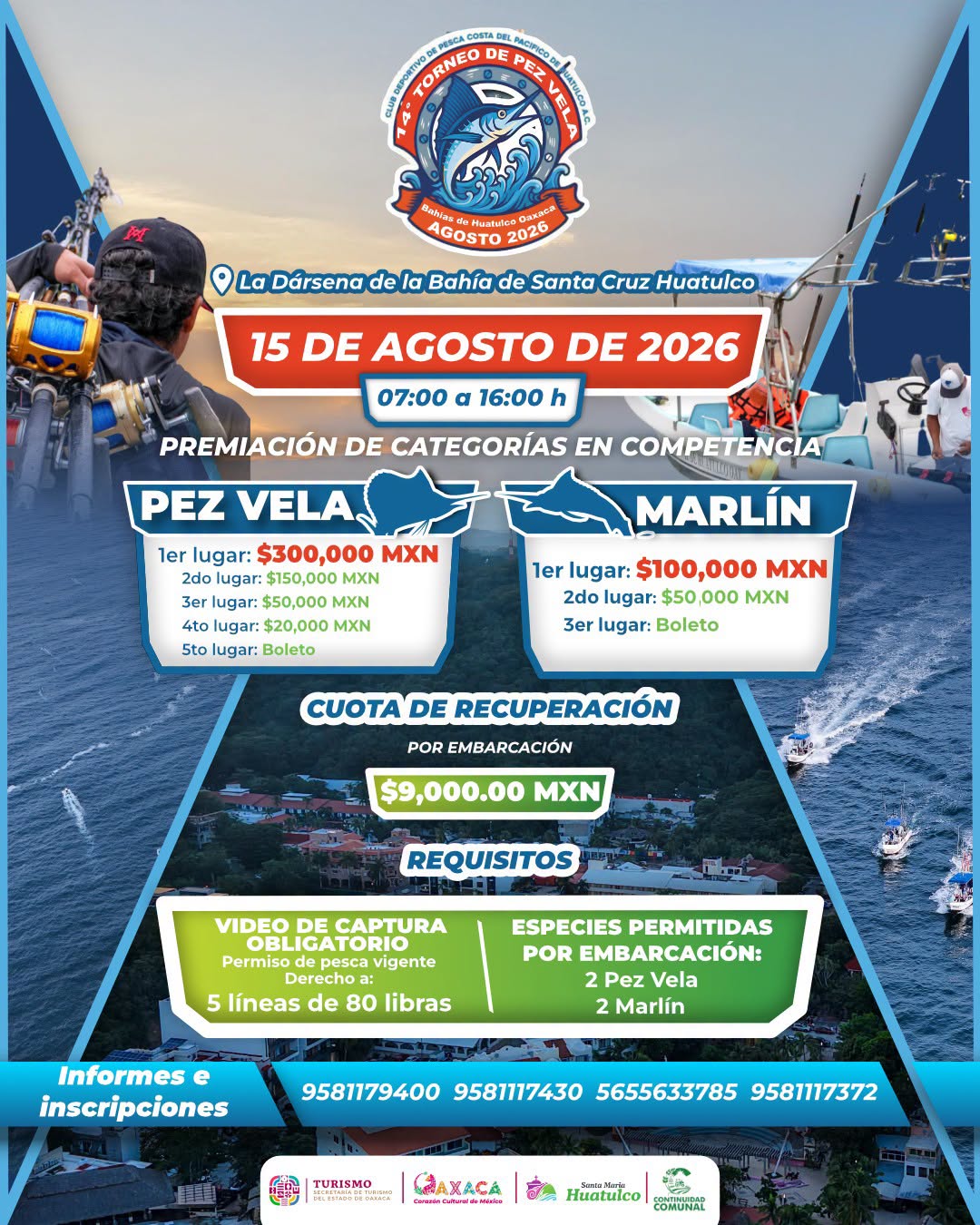 Cartel de Torneo de Pez Vela
