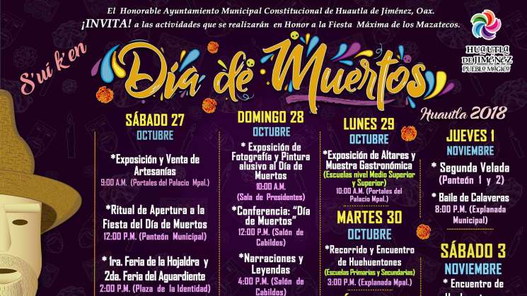 Día de Muertos y Encuentro de Huehuentones en Huautla de Jiménez