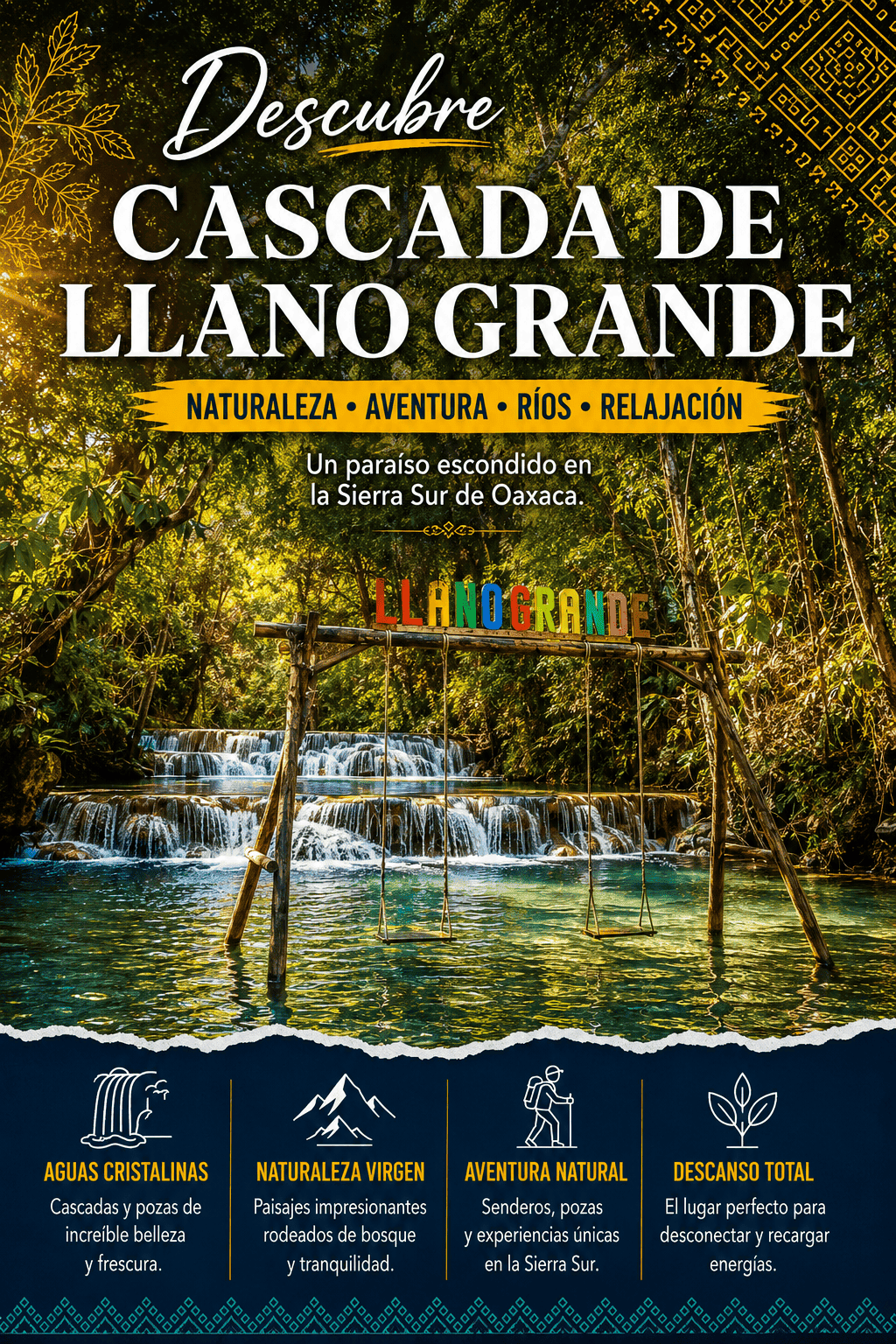 Cascadas de Llano Grande